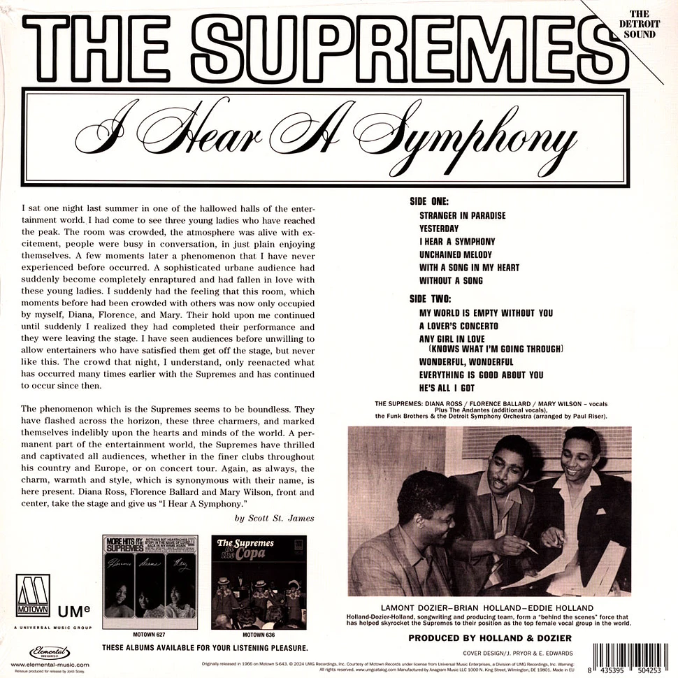 Supremes - I Hear A Symphony