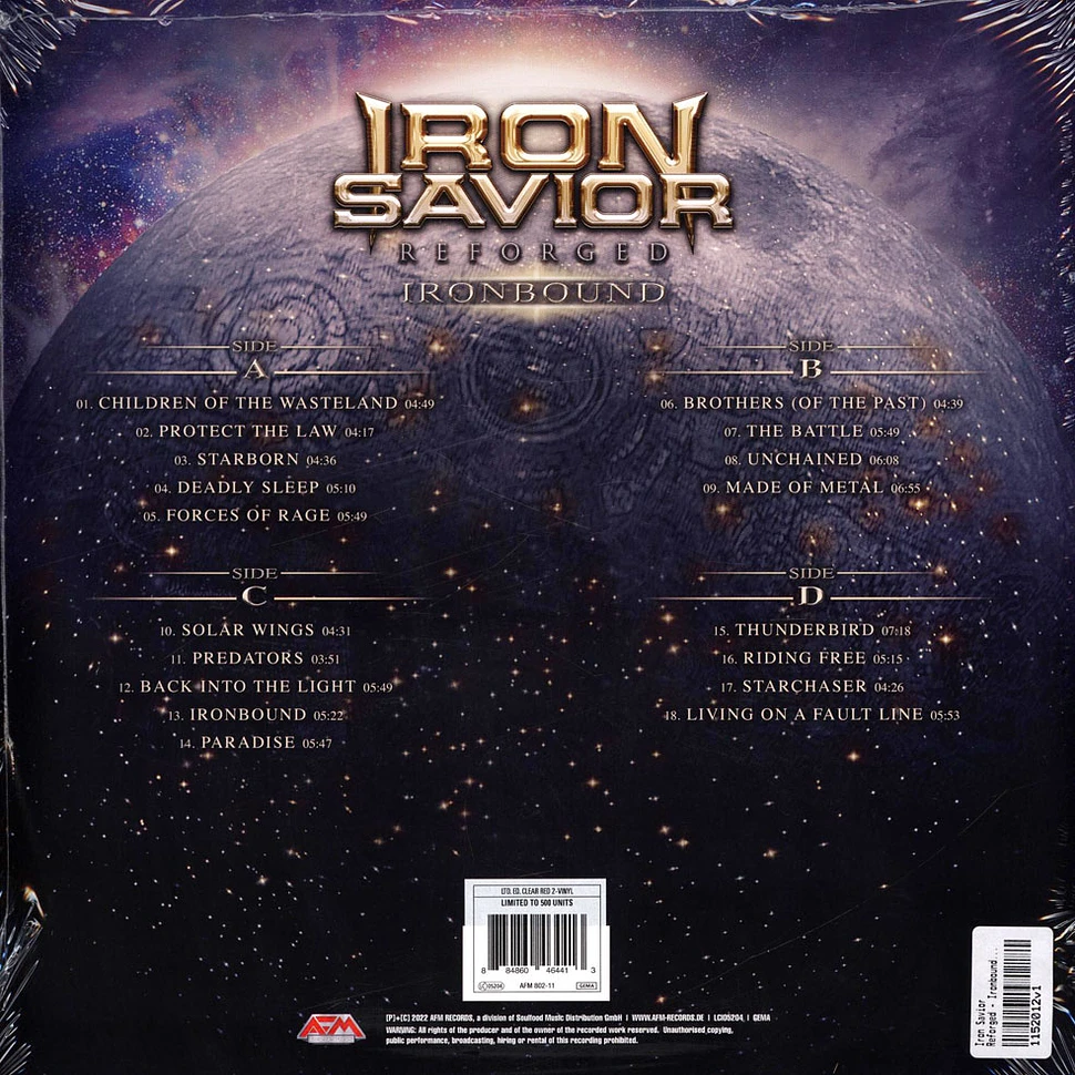 Iron Savior - Reforged - Ironbound Vol. 2 Lim. Clear Red Vinyl Edition