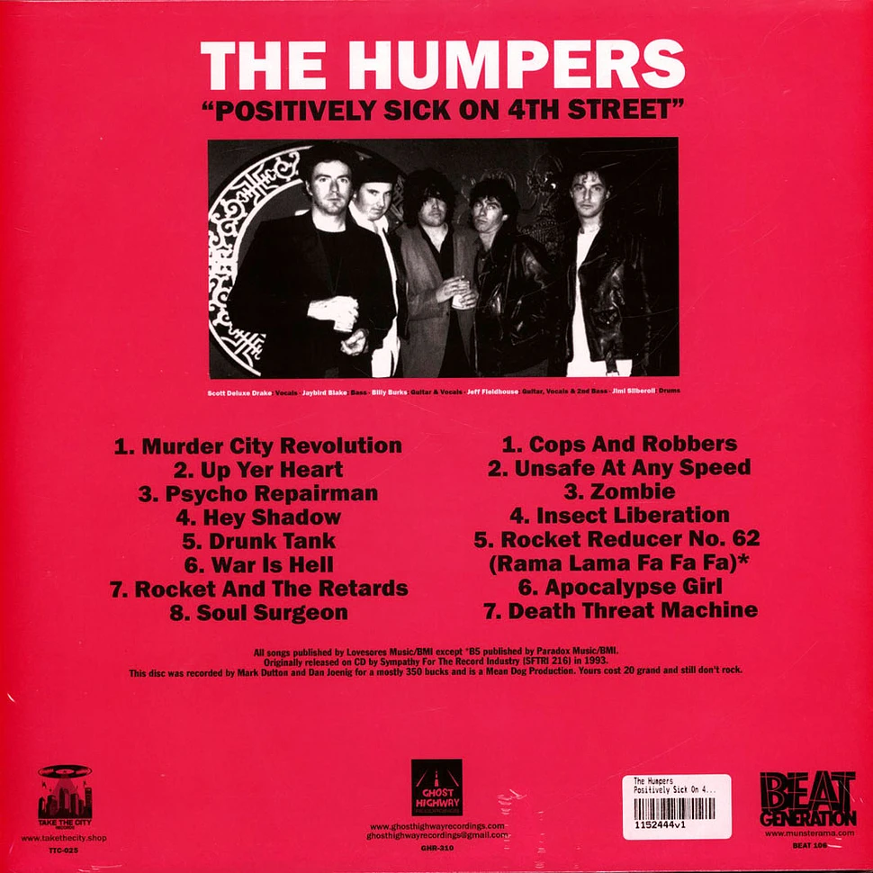 The Humpers - Positively Sick On 4th Street