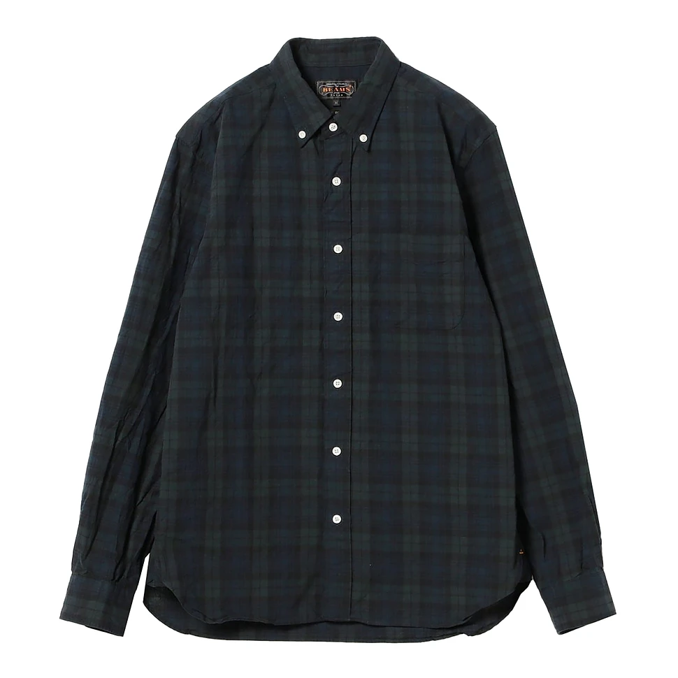 Beams Plus - B.D. Indigo Yarn Tartan Check