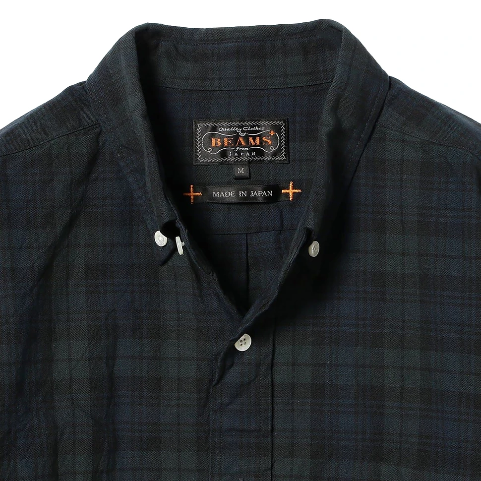 Beams Plus - B.D. Indigo Yarn Tartan Check