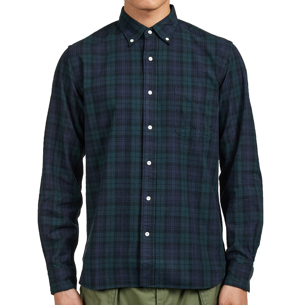 Beams Plus - B.D. Indigo Yarn Tartan Check