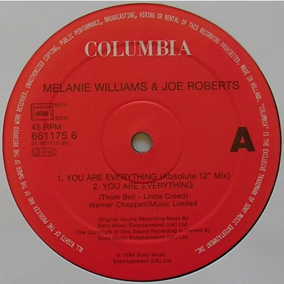 Melanie Williams & Joe Roberts - You Are Everything