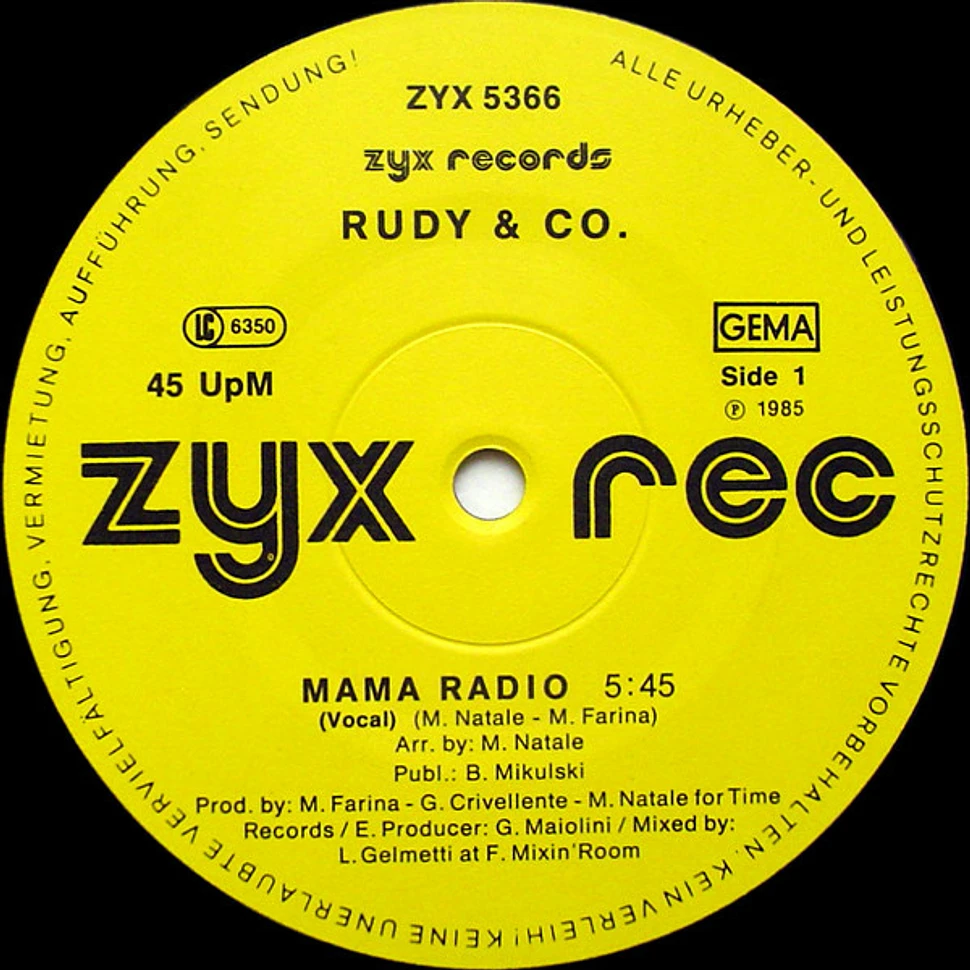 Rudy & Co. - Mama Radio