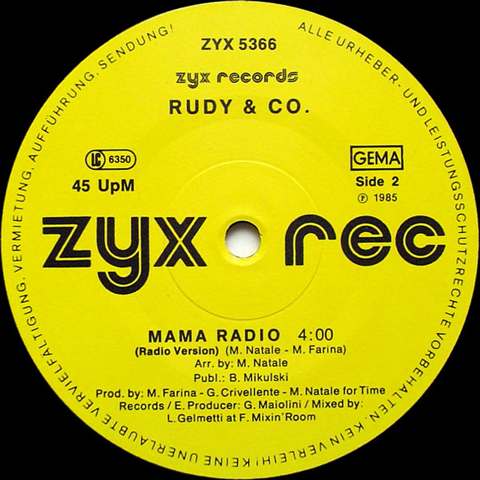 Rudy & Co. - Mama Radio