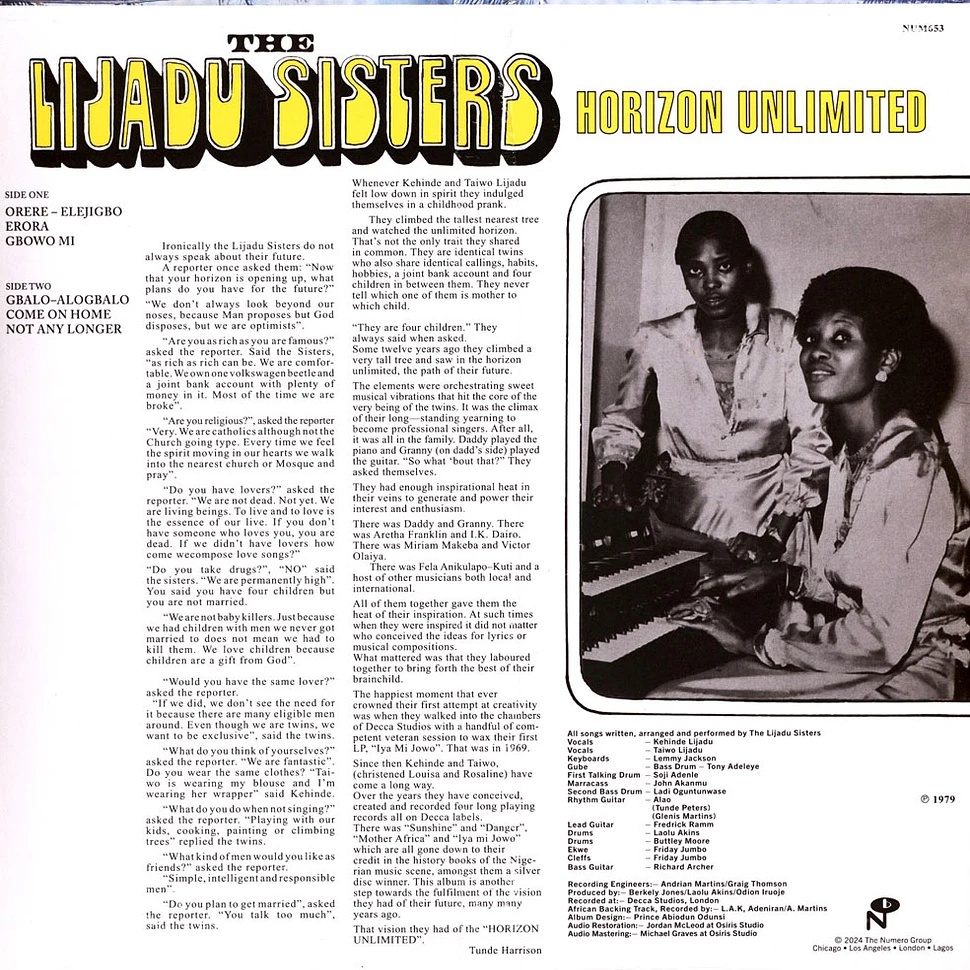 The Lijadu Sisters - Horizon Unlimited Opaque Green Vinyl Edition