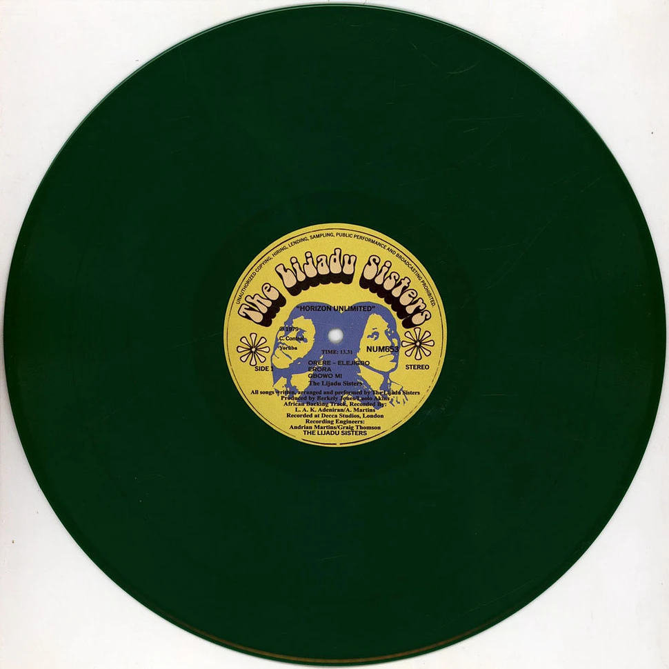 The Lijadu Sisters - Horizon Unlimited Opaque Green Vinyl Edition