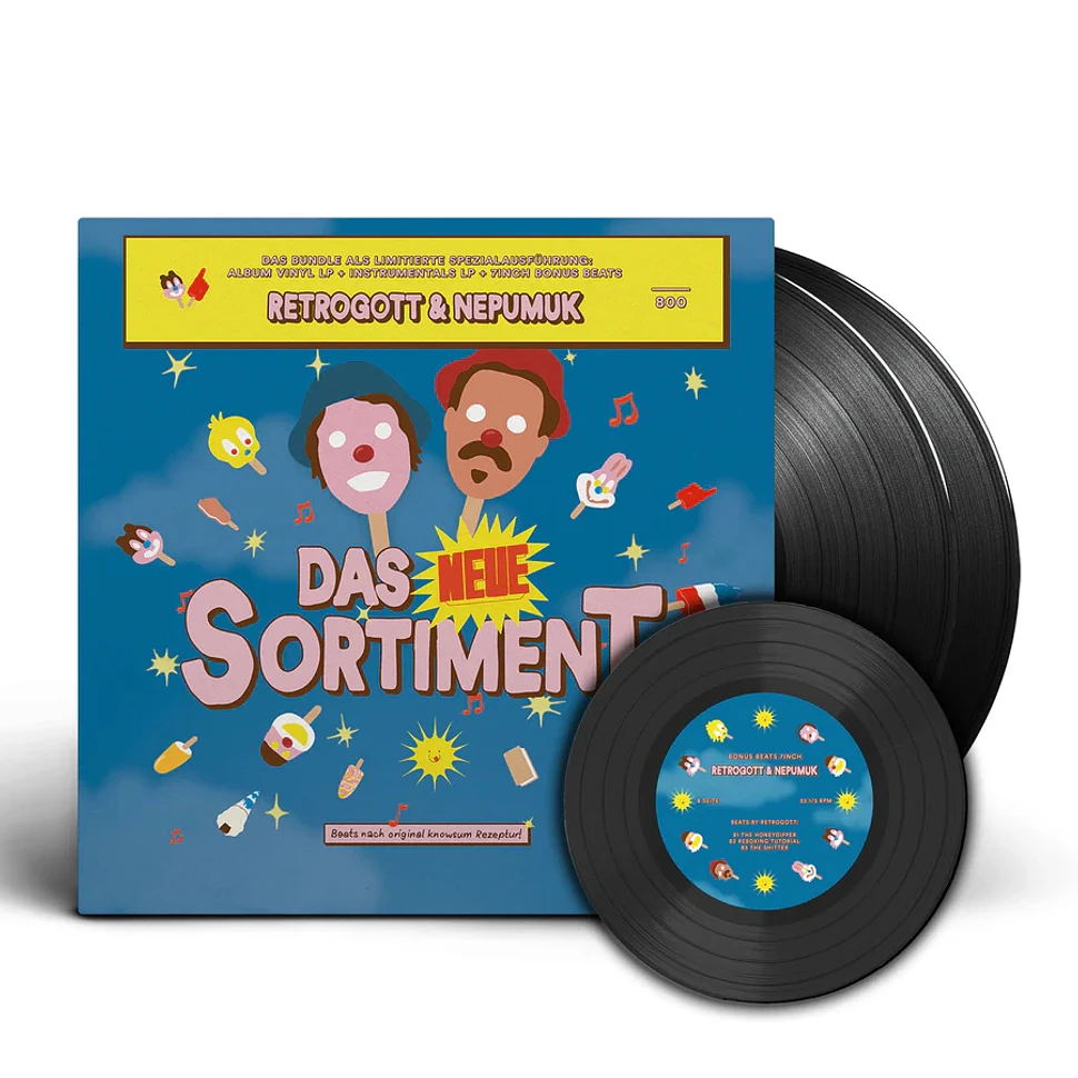 Retrogott X Nepumuk - Das Neue Sortiment Limited Edition W/ Instrumentals & 7"