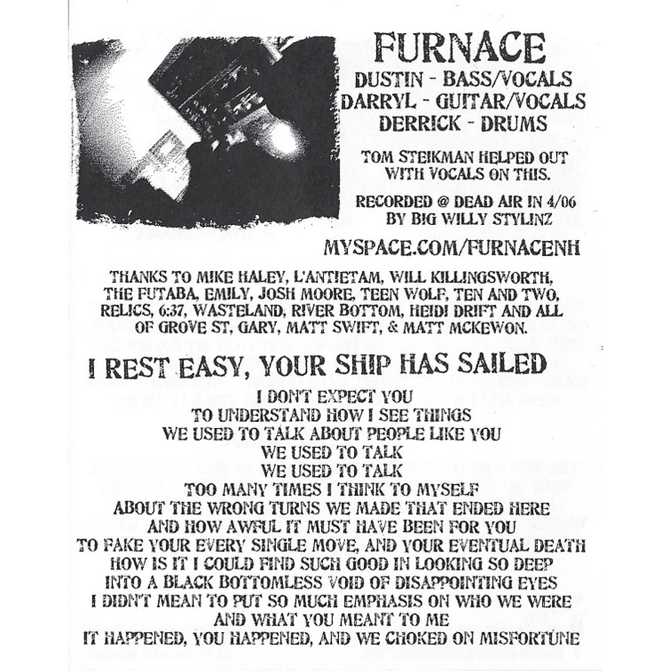 L'Antietam, Furnace - L'Antietam / Furnace