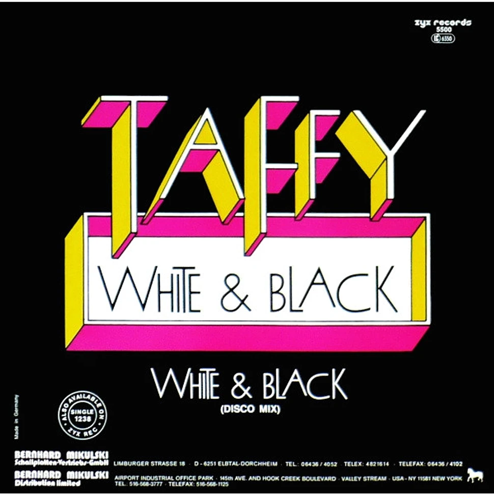 Taffy - White & Black