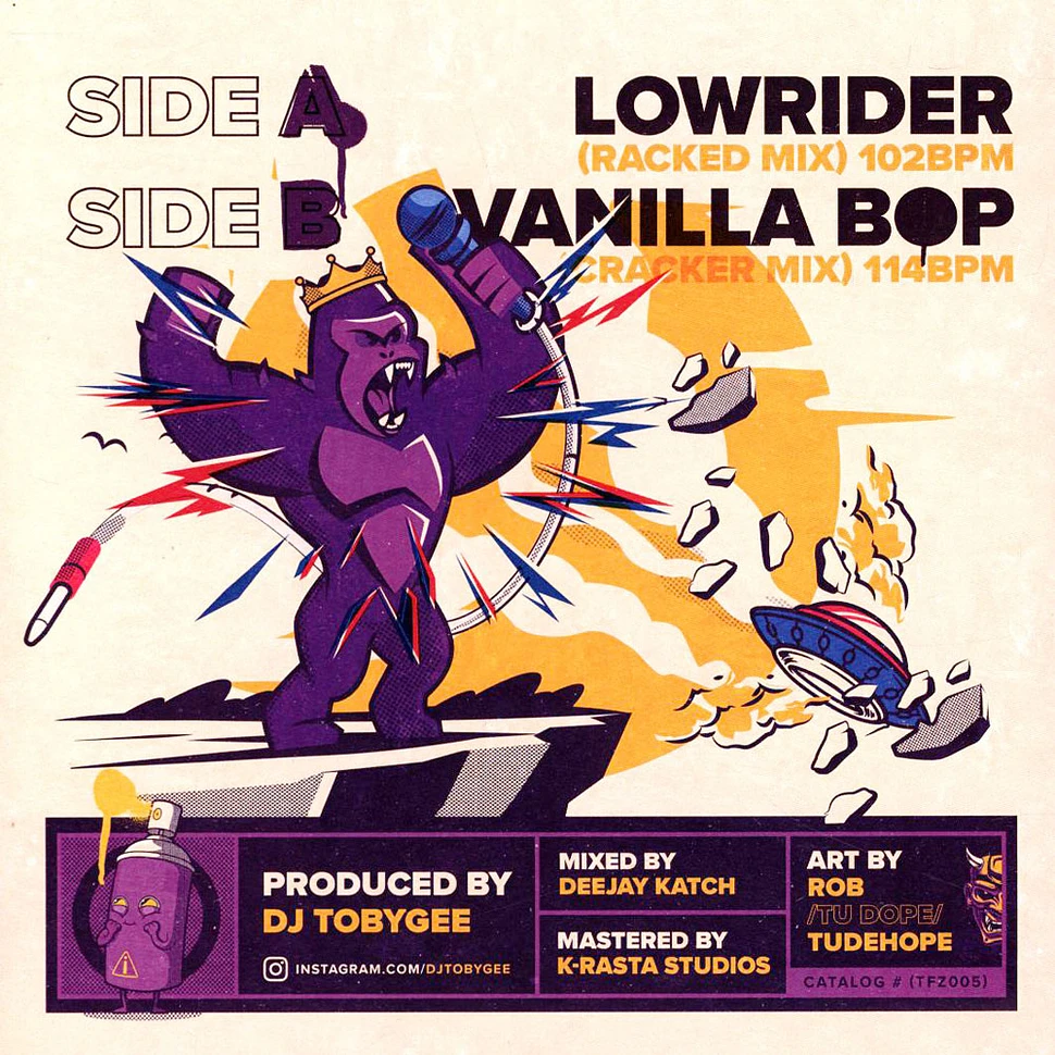 DJ Toby Gee - Lowrider / Vanilla Bop