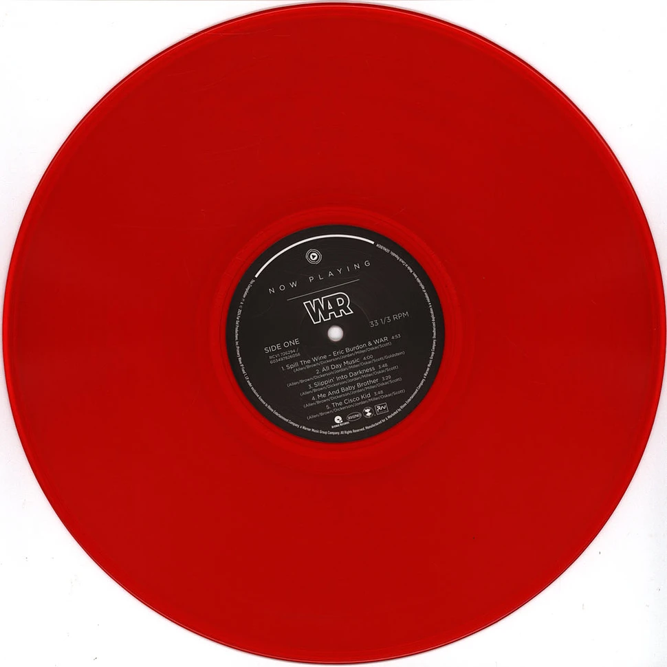 War - Now Playing Red Vinyl Edition