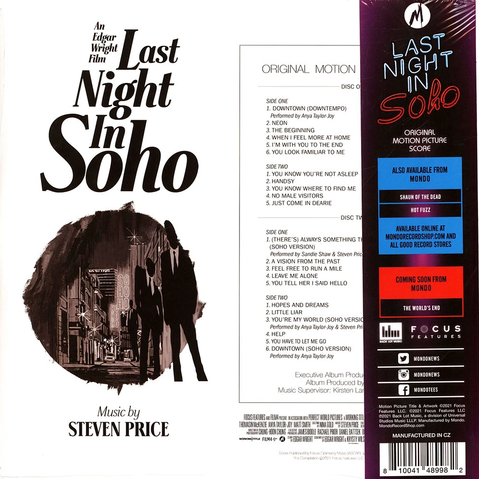 Steven Price - OST Last Night In Soho Score