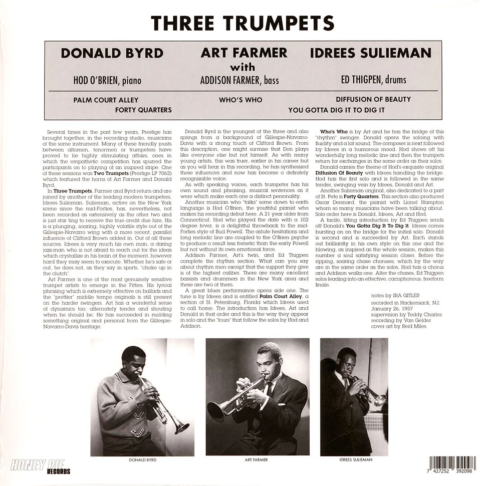 Art Farmer, Donald Byrd & Idrees Sulieman - Three Trumpets