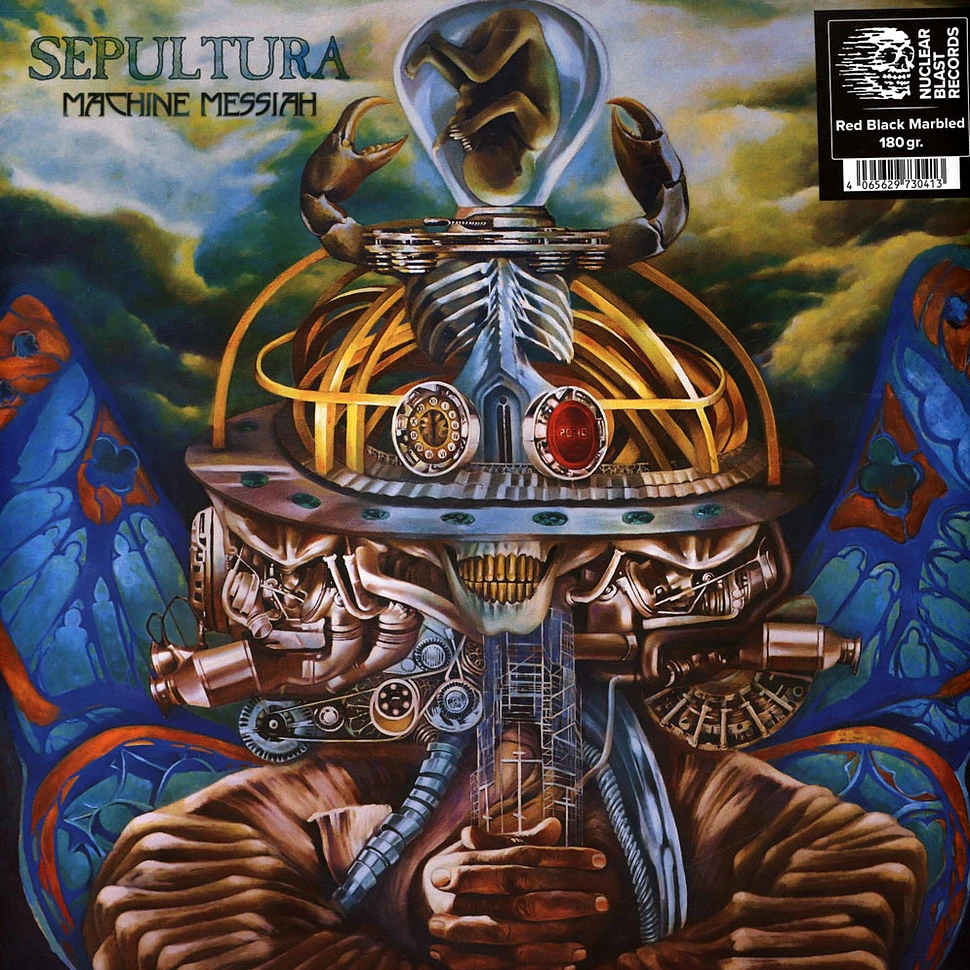 Sepultura - Machine Messiah Ruby Red Marbled Vinyl Edition