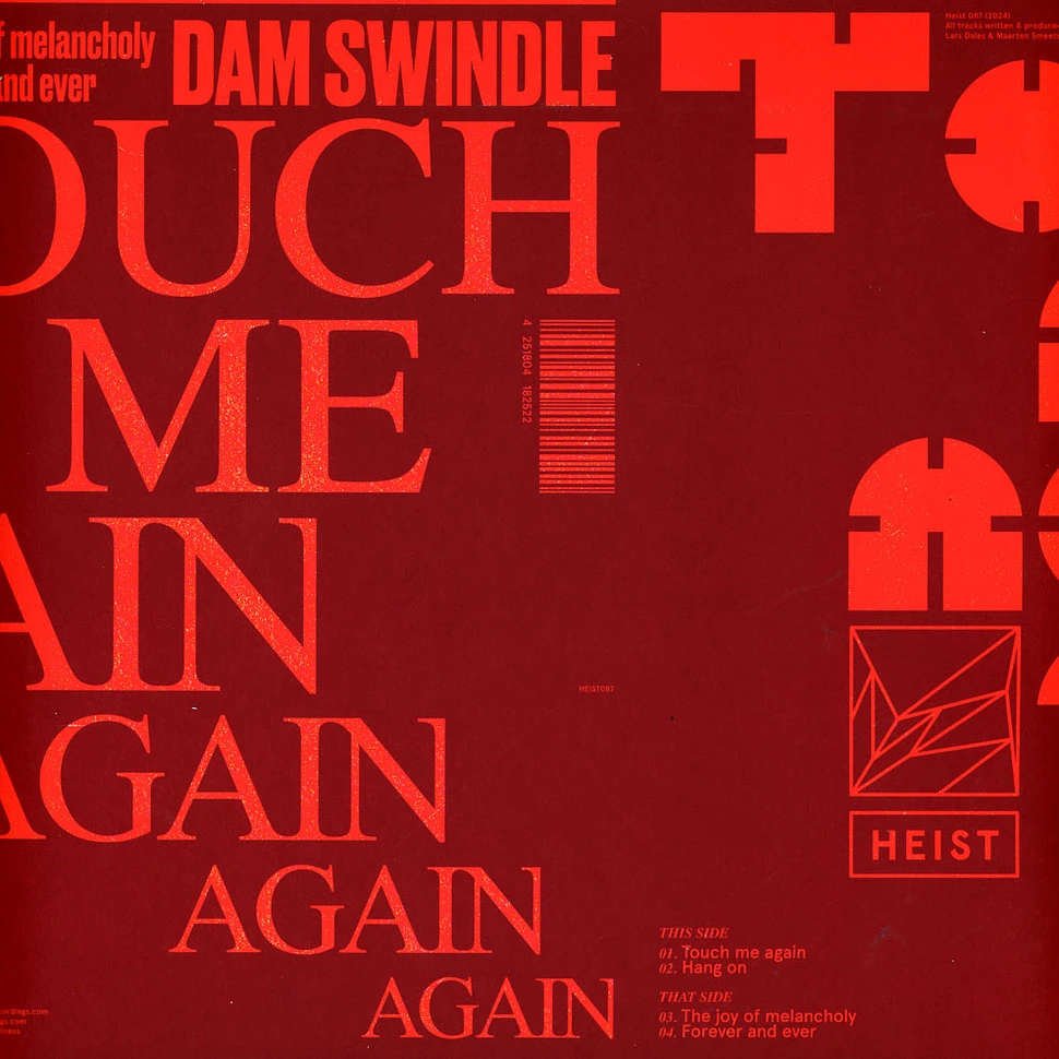 Dam Swindle - Touch Me Again EP