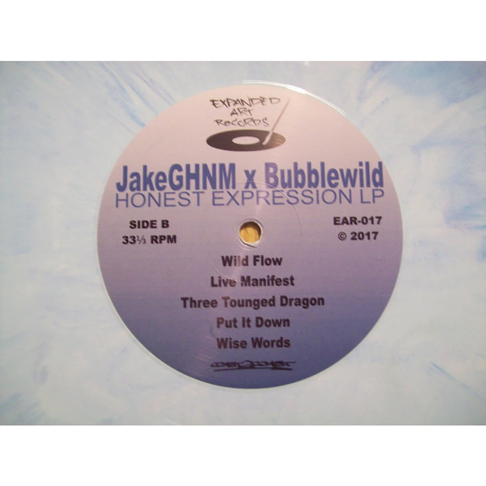 Jake GHNM x Bubblewild - Honest Expression LP