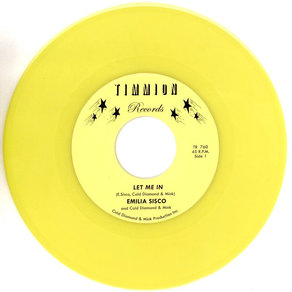 Cold Diamond & Mink & Emilia Sisco - Let Me In Opaque Yellow Vinyl Edition