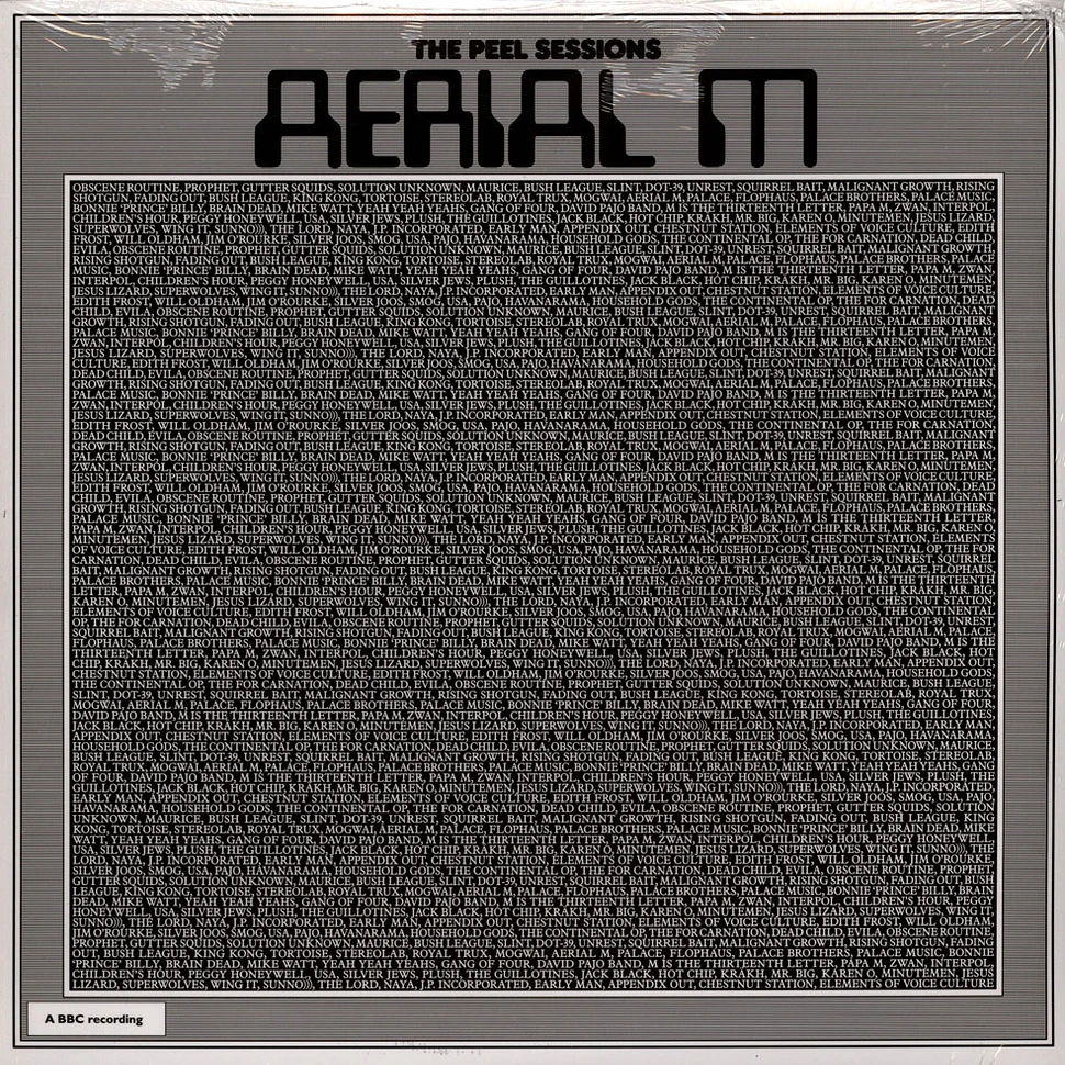 Aerial M - The Peel Sessions Coke Bottle Clear Vinyl Edition