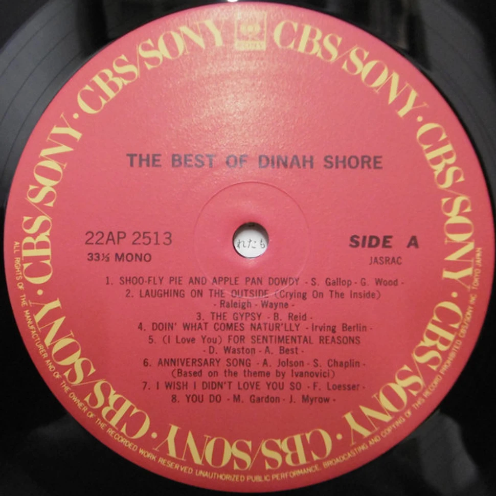 Dinah Shore - The Best Of Dinah Shore