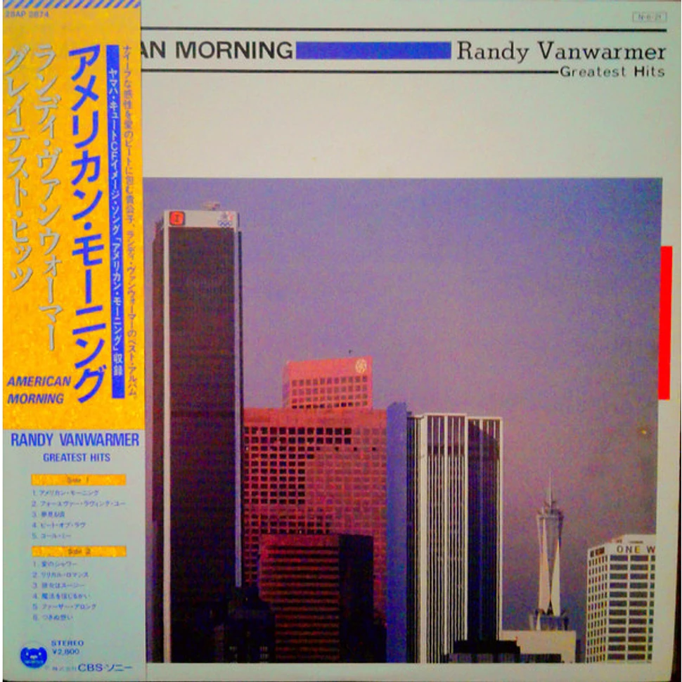 Randy Vanwarmer - American Morning - Greatest Hits