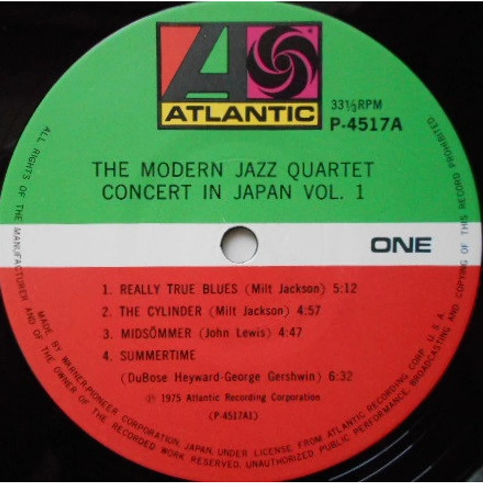 The Modern Jazz Quartet - Concert In Japan Vol.1