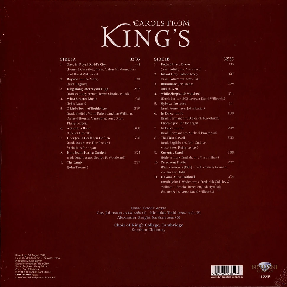 V.A. - Carols From King's