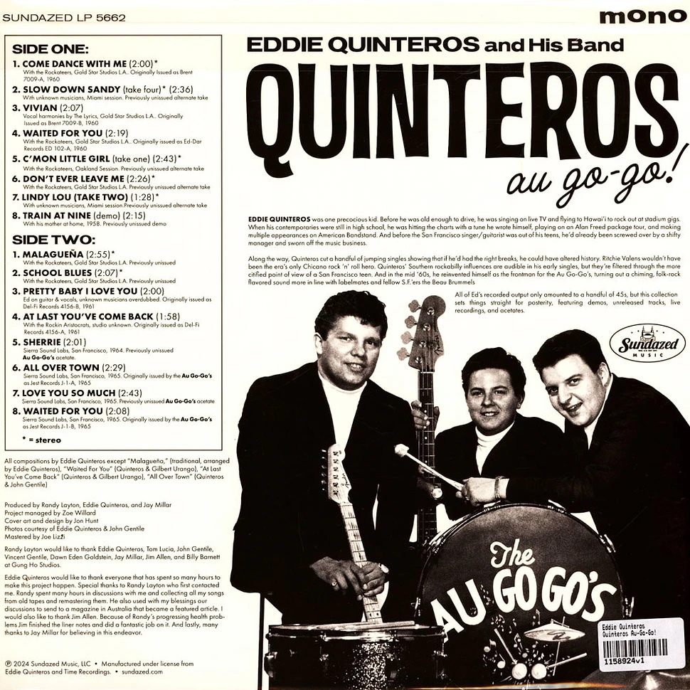 Eddie Quinteros - Quinteros Au-Go-Go!