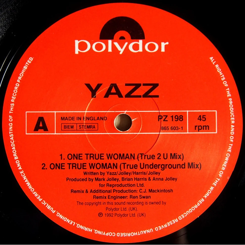 Yazz - One True Woman