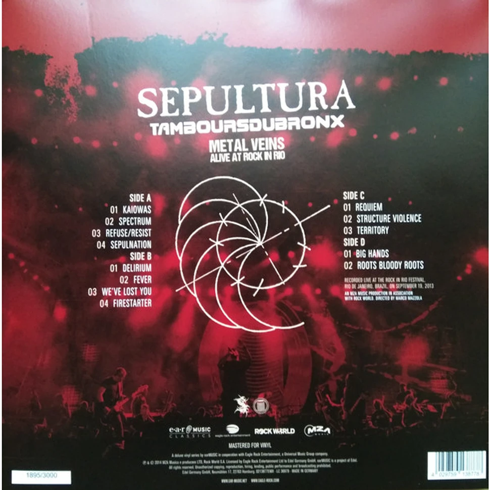 Sepultura & Les Tambours Du Bronx - Metal Veins - Alive At Rock In Rio