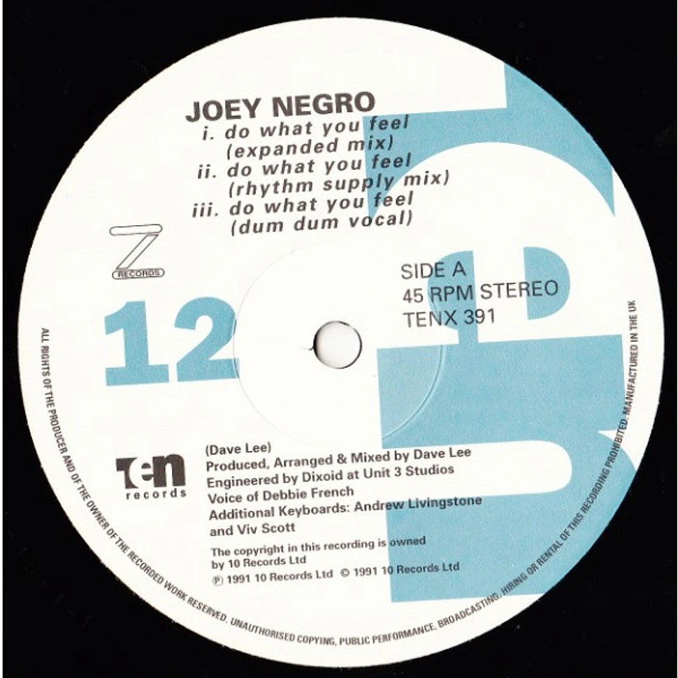 Joey Negro - Do What You Feel