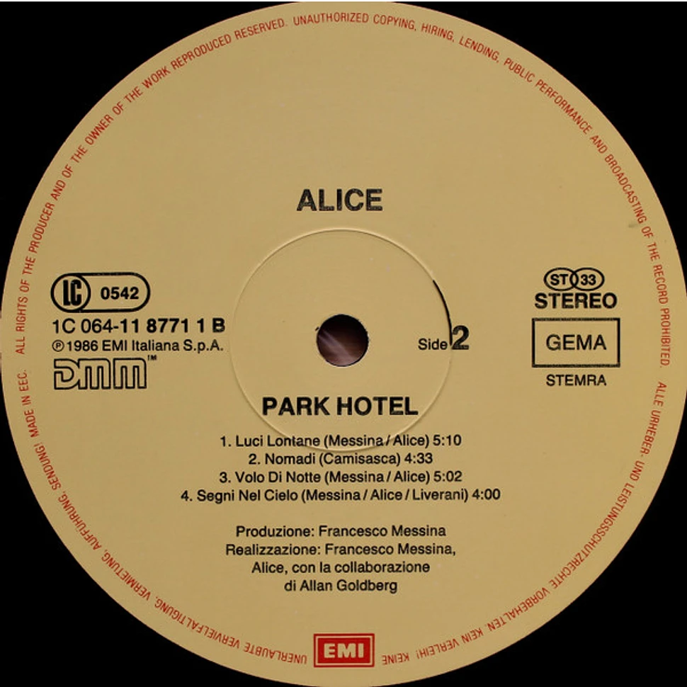 Alice - Park Hotel