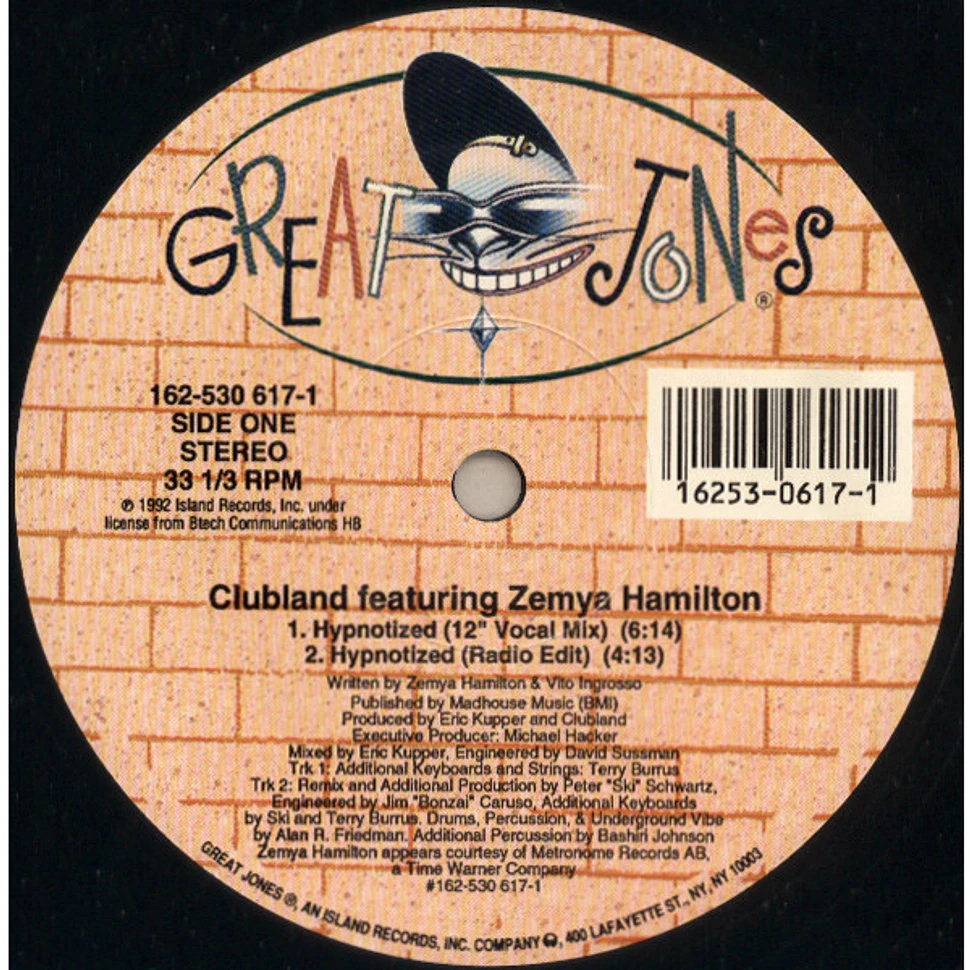 Clubland Featuring Zemya Hamilton - Hypnotized