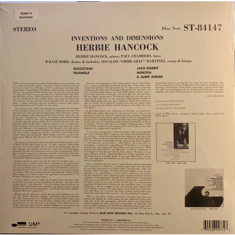 Herbie Hancock - Inventions & Dimensions