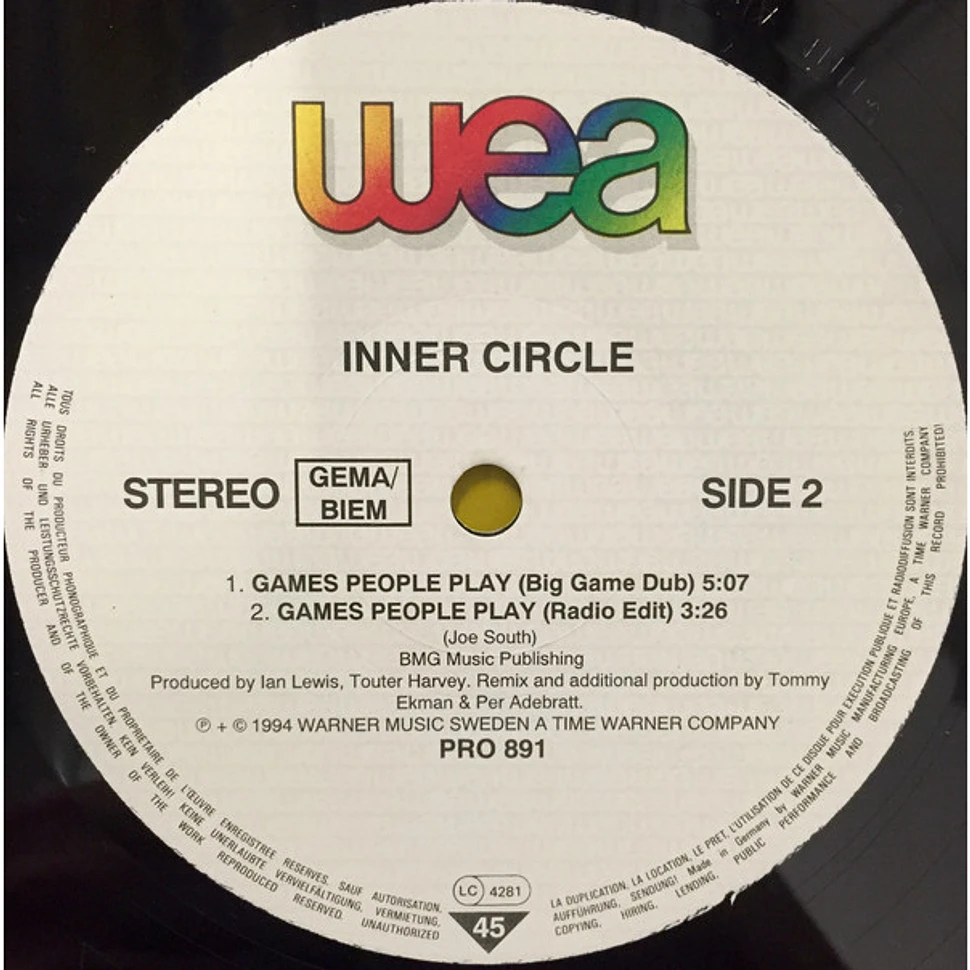 Inner Circle - Games People Play