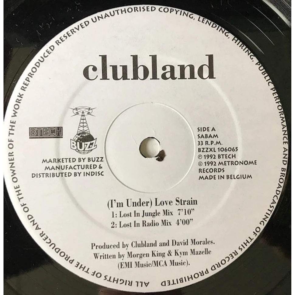 Clubland - (I'm Under) Love Strain