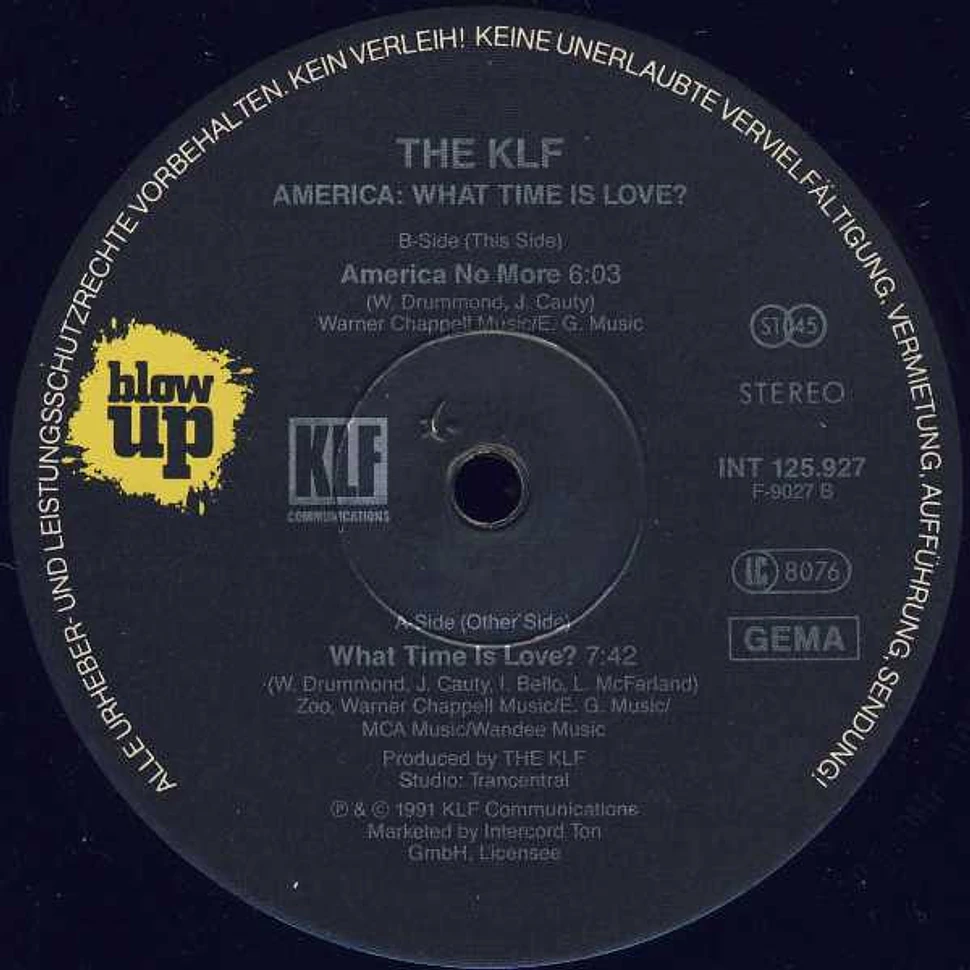 The KLF - America: What Time Is Love?