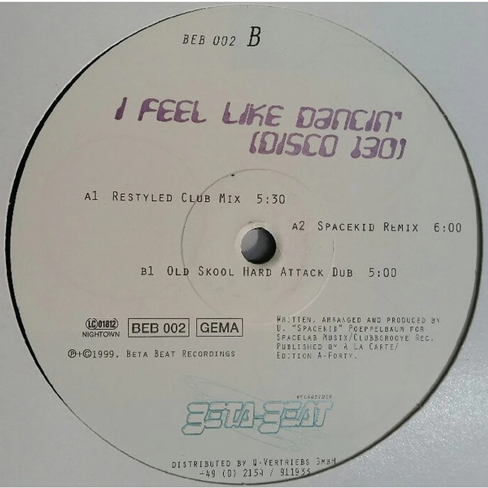 Restyler - I Feel Like Dancin' (Disco 130)