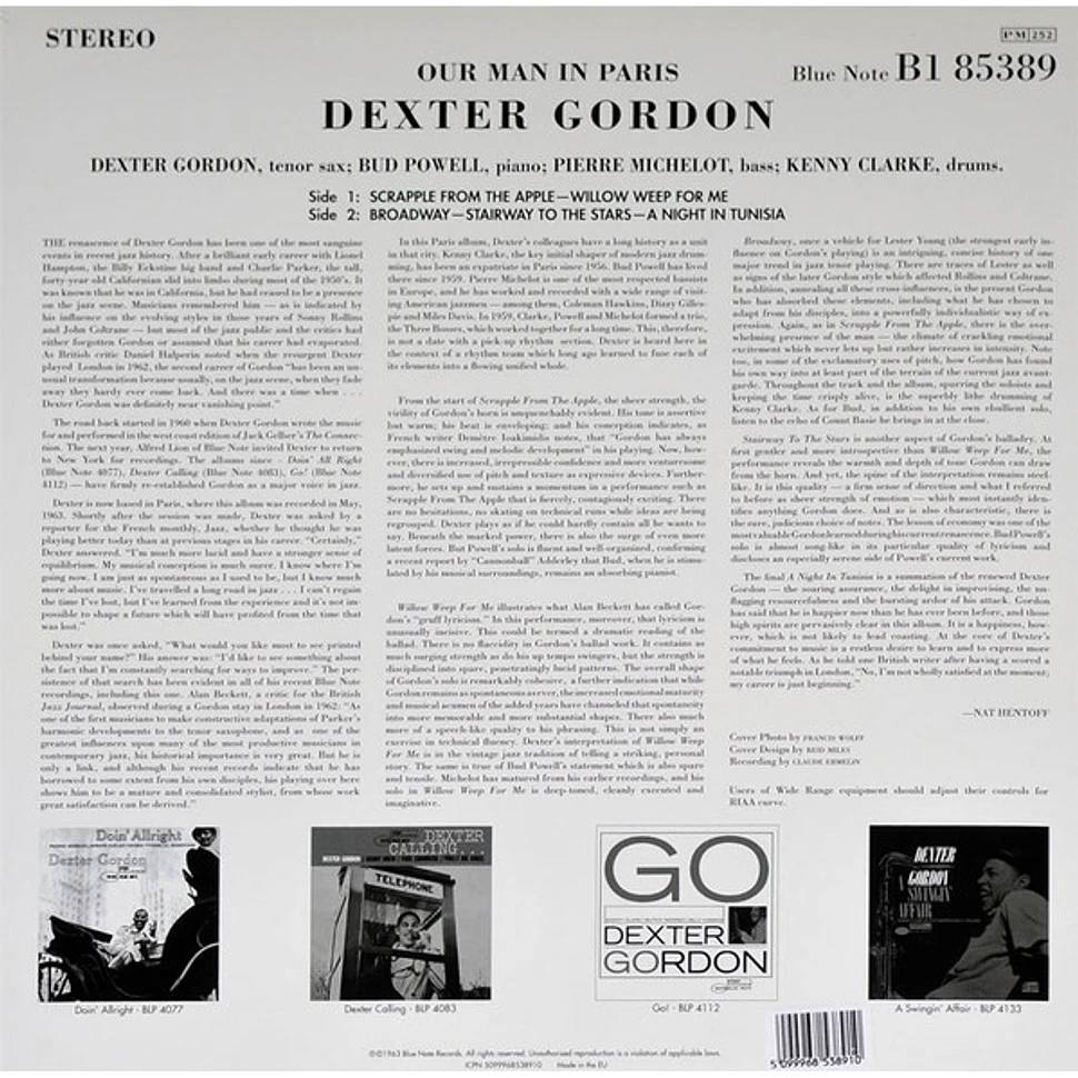 Dexter Gordon - Our Man In Paris