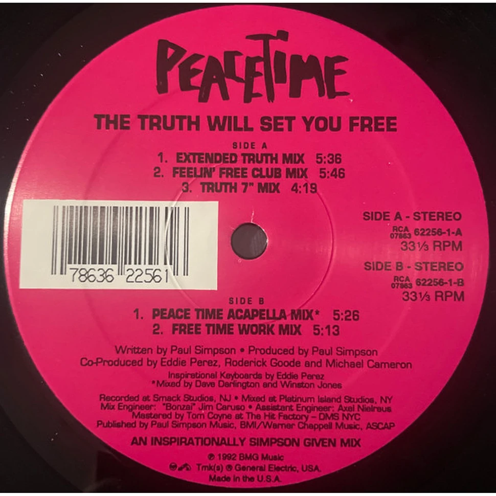 Peacetime - The Truth Will Set You Free