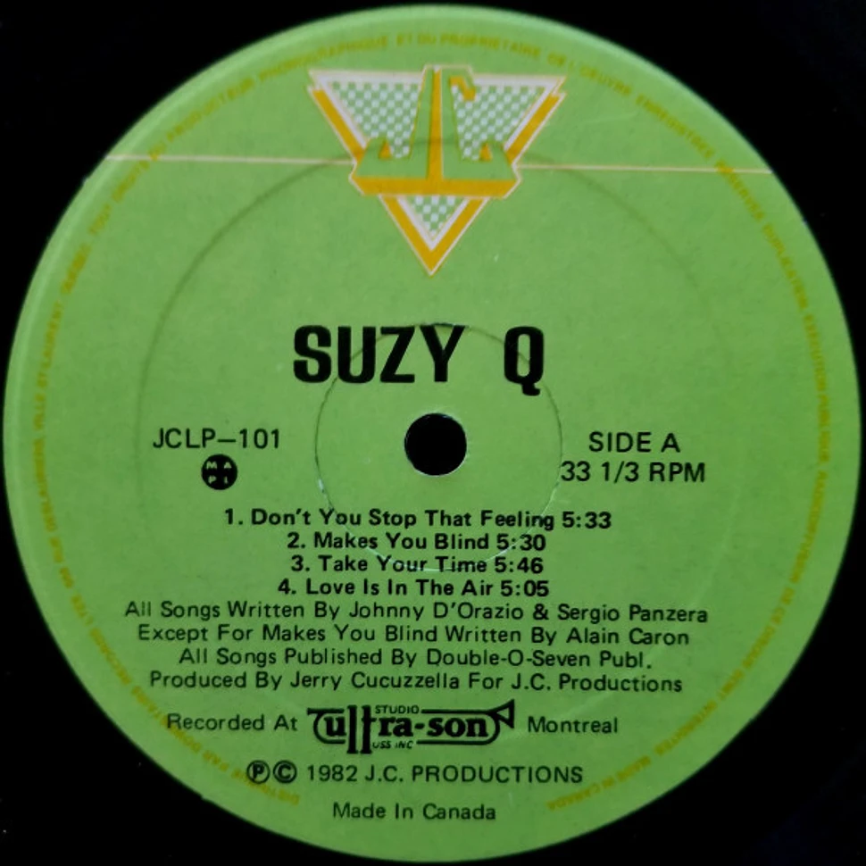 Suzy Q - Don't You Stop That Feeling