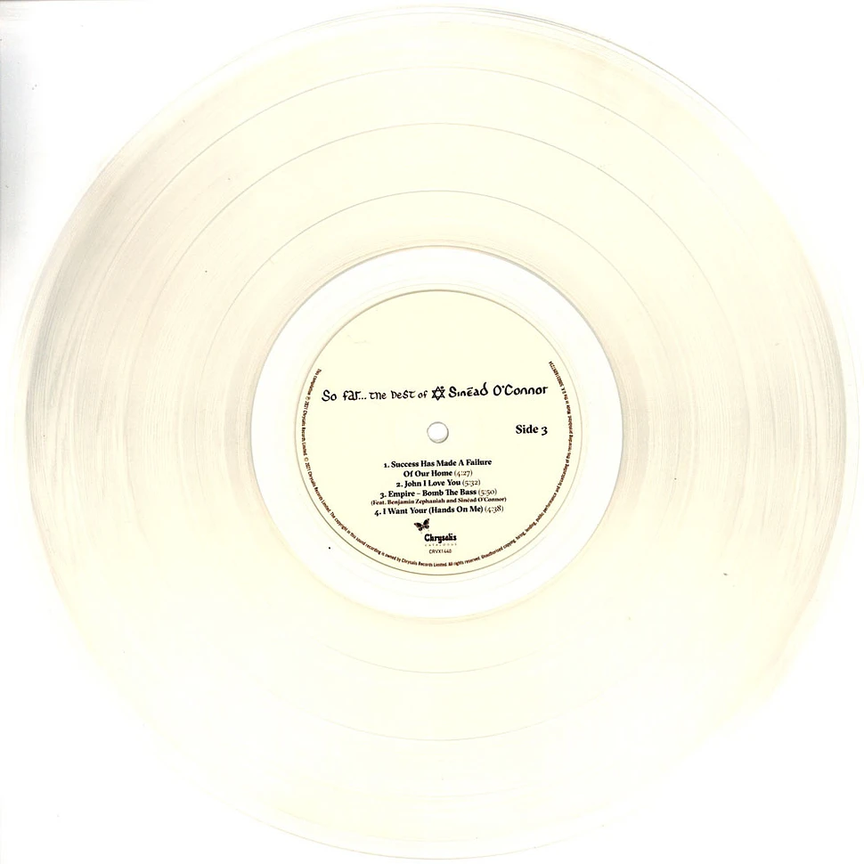 Sinéad O'Connor - So Far The Best Of ... Clear Vinyl Edition