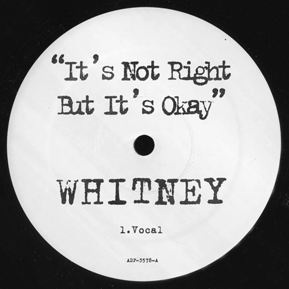 Whitney Houston - It's Not Right But It's Okay