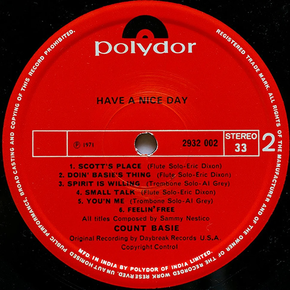 Count Basie - Have A Nice Day