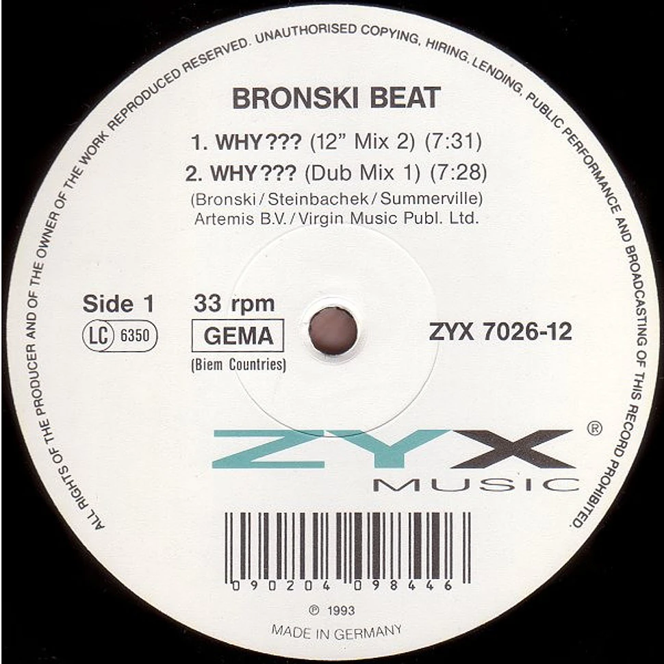 Bronski Beat - Why ???