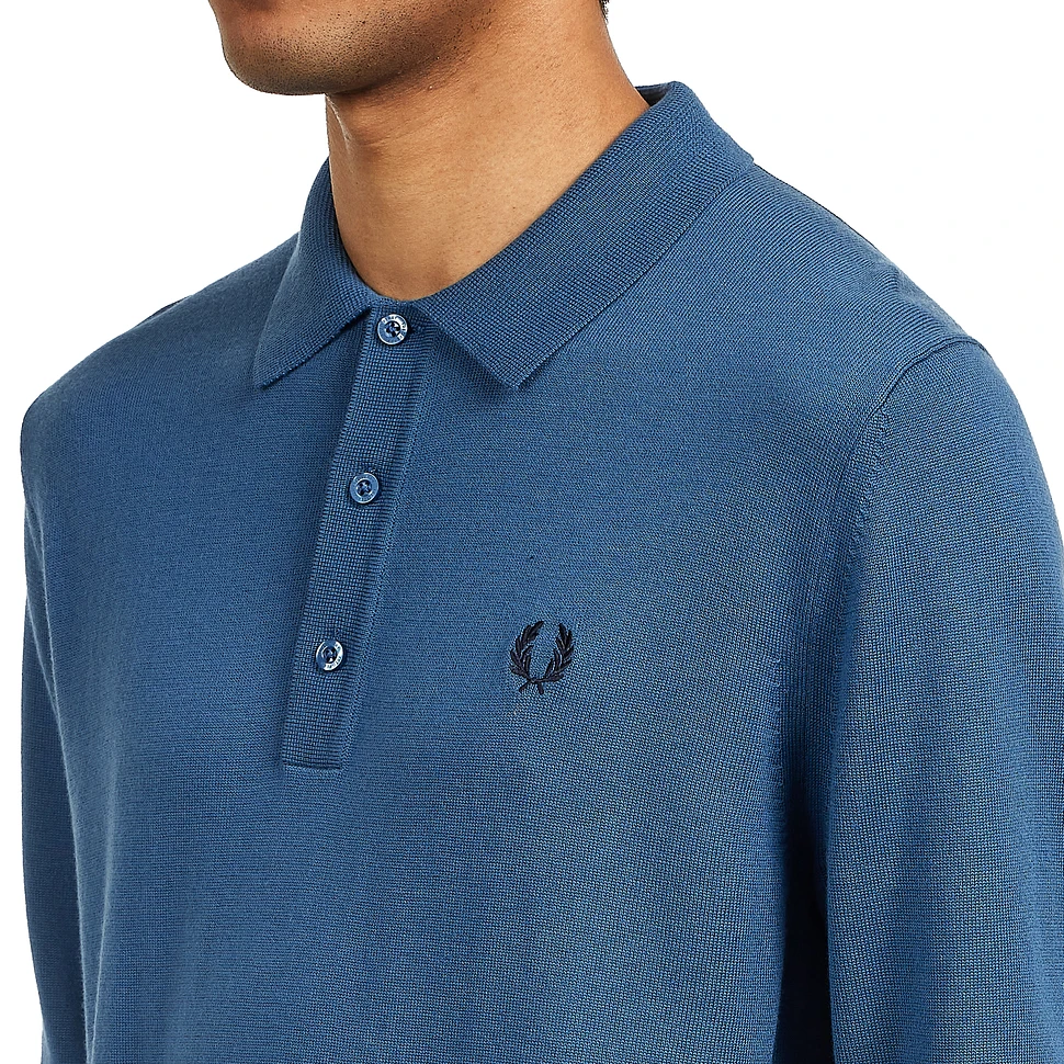 Fred Perry - Classic Knitted Shirt Long Sleeve