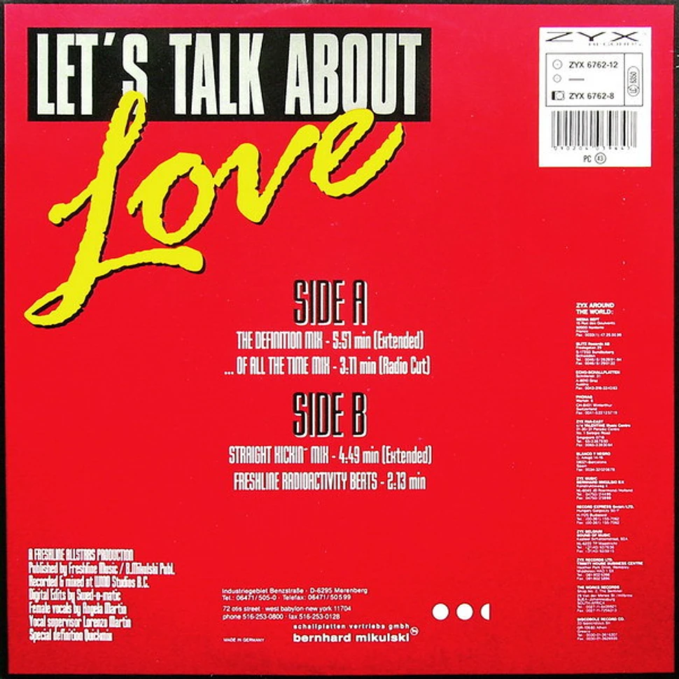 Real McCoy - Let's Talk About Love