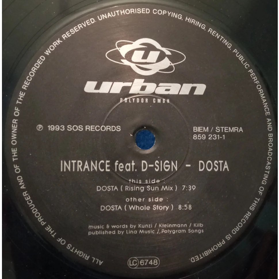 Intrance Feat. D-Sign - Dosta