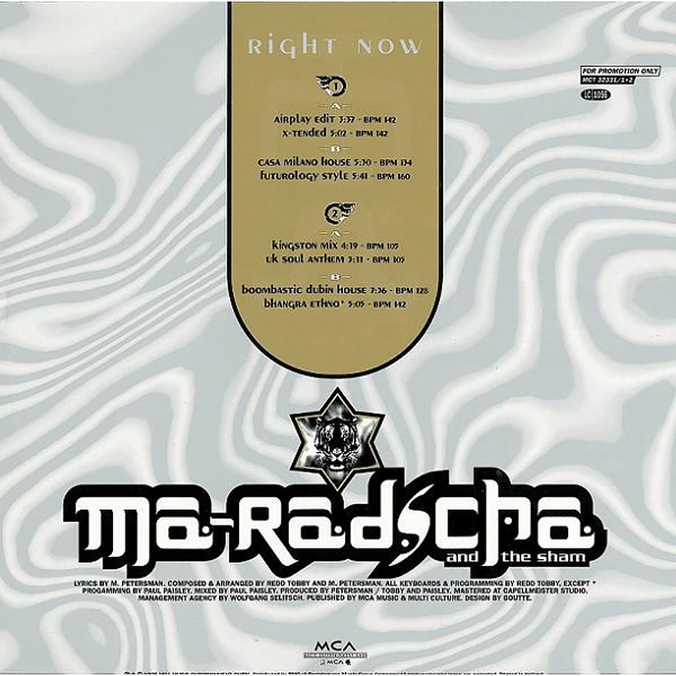 Ma'Radscha And The Sham - Right Now