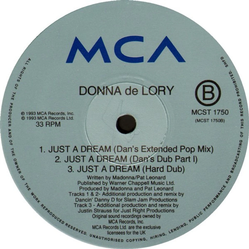 Donna de Lory - Just A Dream